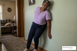 person with POTS experiencing dizziness while standing